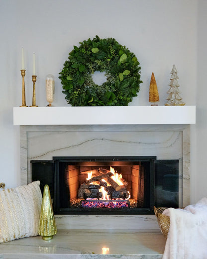 Evergreen Grandeur 26" Fresh Wreath